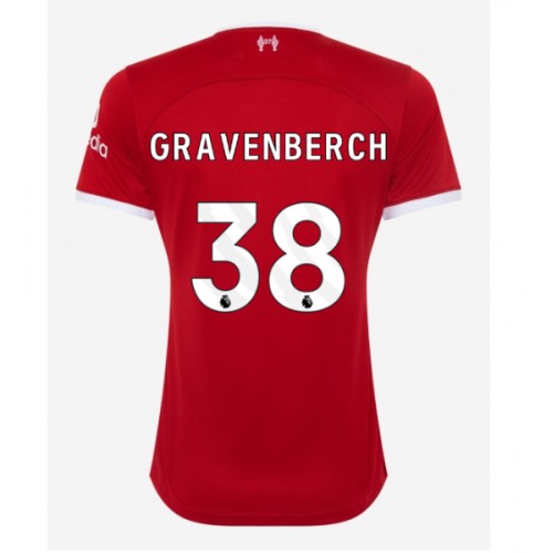Maillot de foot Liverpool Ryan Gravenberch #38 Domicile Femmes 2023-24 Manches Courte
